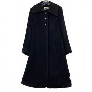 Kristen Blake Black Wool Long Coat | Women’s Regular Size 10
